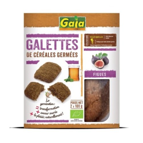 Gaia Galette Essene Bio Figues 2x100g