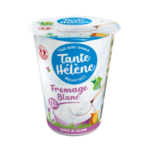 Tante Hélène Fromage Blanc 0% Mg Bio 400g