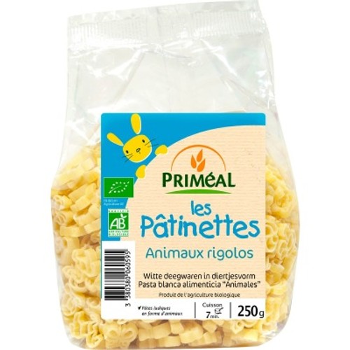 Priméal Les Pâtinettes - Animaux Rigolos Bio 250g