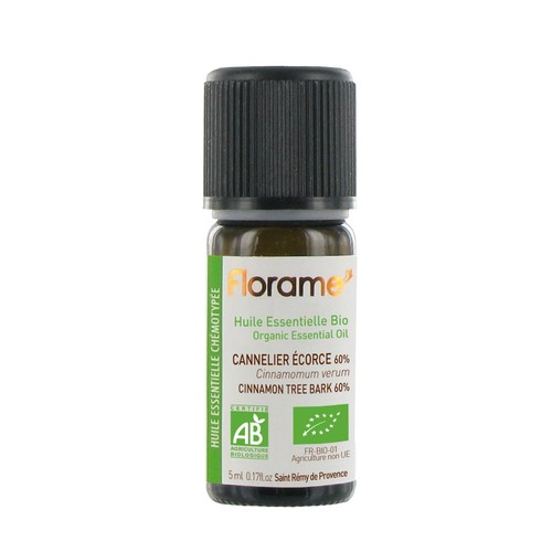 Florame Huile Essentielle Bio de Cannelier Ecorce 60% 5ml