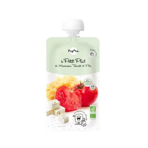 Popote Plat Macaroni Tomate & Feta 180g