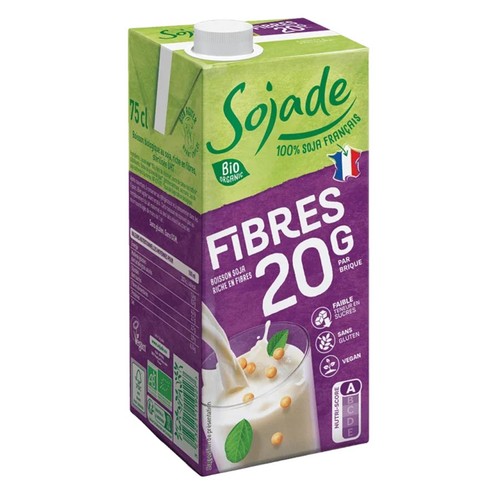 Sojade Boisson soja riche en Fibres Bio 75cl