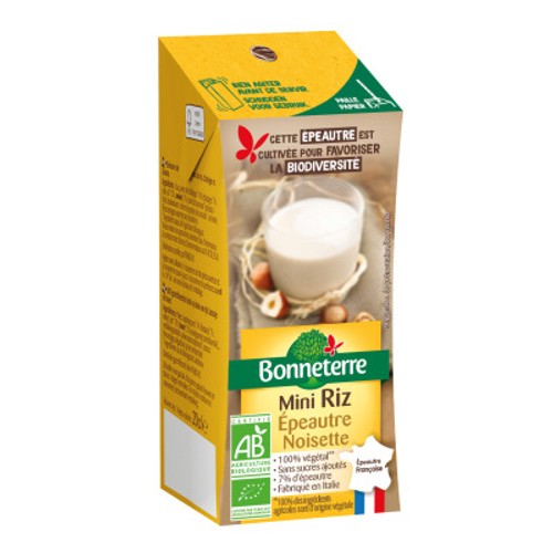 Bonneterre Boisson Riz Epeautre Noisette Bio 20cl