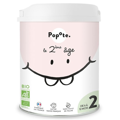 Popote Lait infantile 2ème âge bio 800g