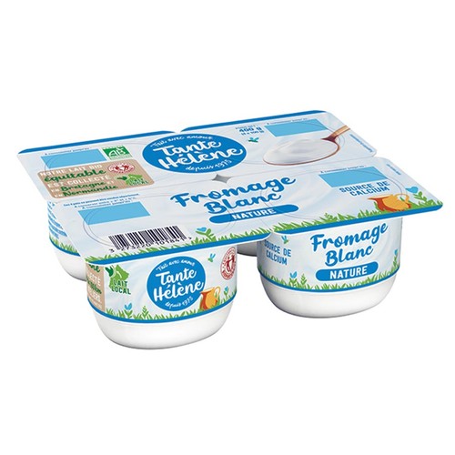 Tante Hélène Fromage Blanc Nature 4x100g