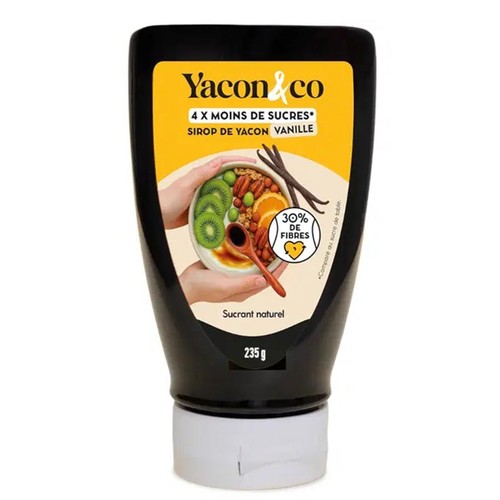 Yacon&co Sirop de vanille Bio 235g