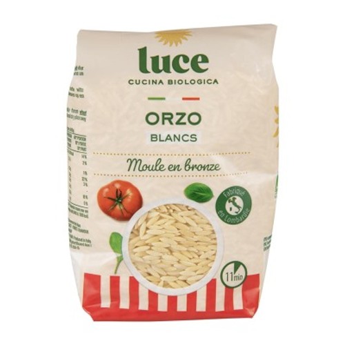 Luce Pâtes orzo blanches Bio 500g