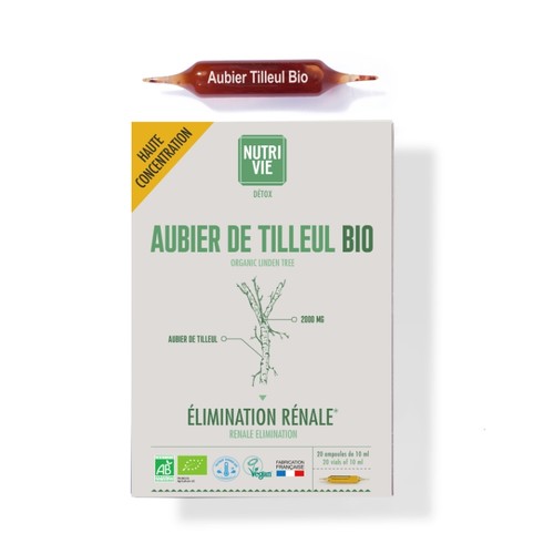 Nutrie Vie Aubier de Tilleul Bio Elimination Rénale x20 10ml