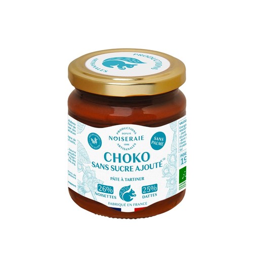Noiseraie Pâte à Tartiner Choko Sans Sucres Ajoutés 190g