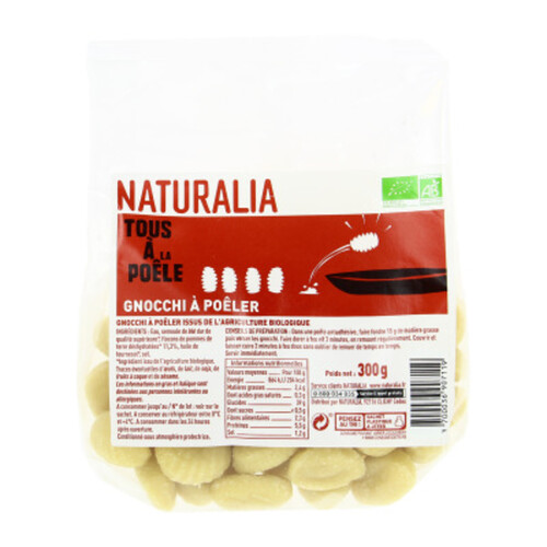 Naturalia Gnocchi à Poêler Bio 300g