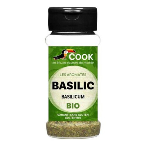 Cook Basilic feuilles Bio 15g