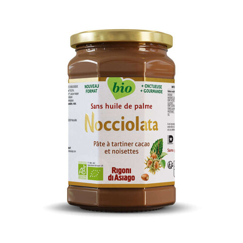Nocciolata Pâte à Tartiner Cacao et Noisettes Bio 650g