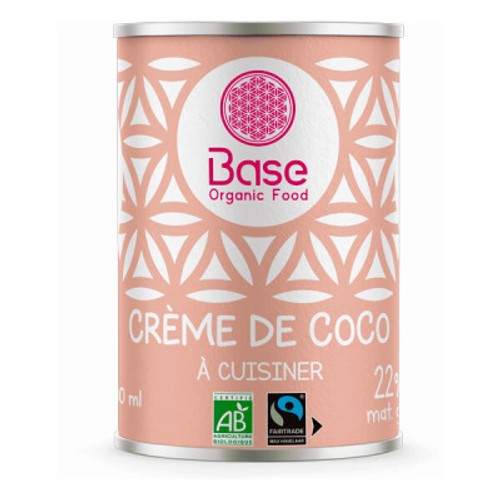 Base Organic Food Crème de Coco à Cuisiner 400ml