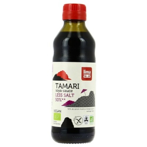 Lima Tamari Sauce Soja 50% de Sel en Moins 250ml