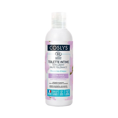 Coslys Soin Lavant Intime Extra-Doux Mauve bio d'Anjou 200ml