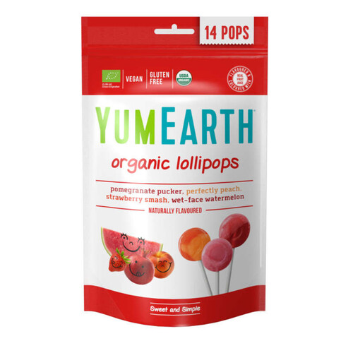 Yumearth Sucettes Pops 85G