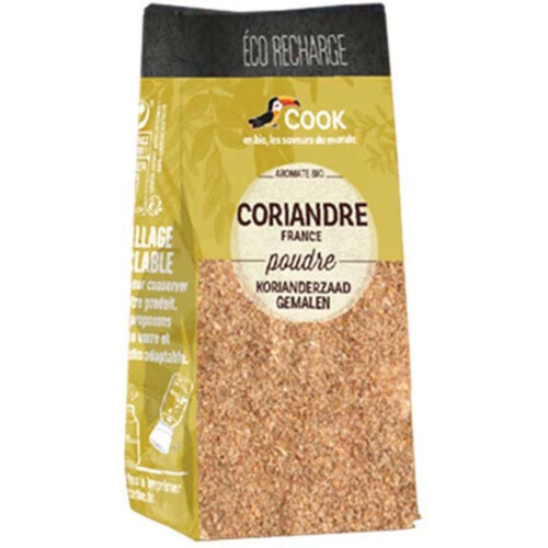 Cook Aromate Bio Eco Recharge Coriandre France en Poudre 30g