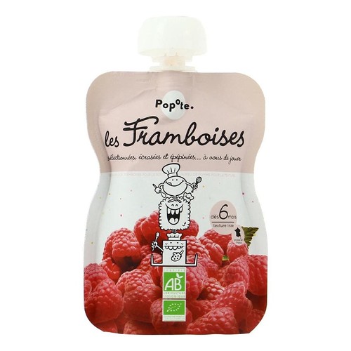 Popote gourde Les Framboises 120g