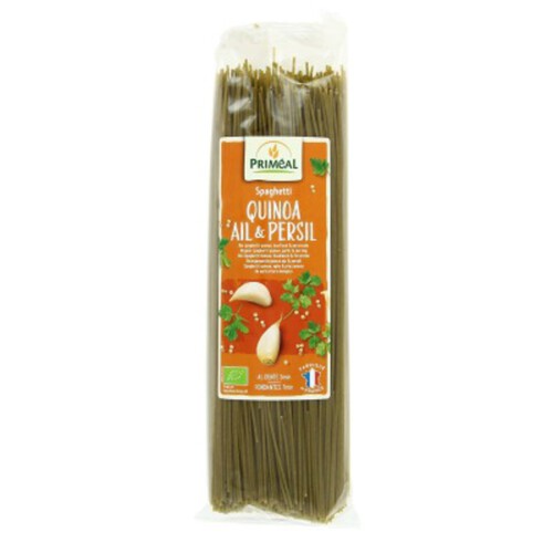 Priméal Spaghetti Quinoa, Ail & Persil Bio 500g