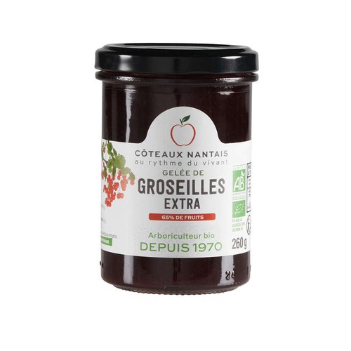 Coteaux Nantais Gelée de Groseilles Extra 260g