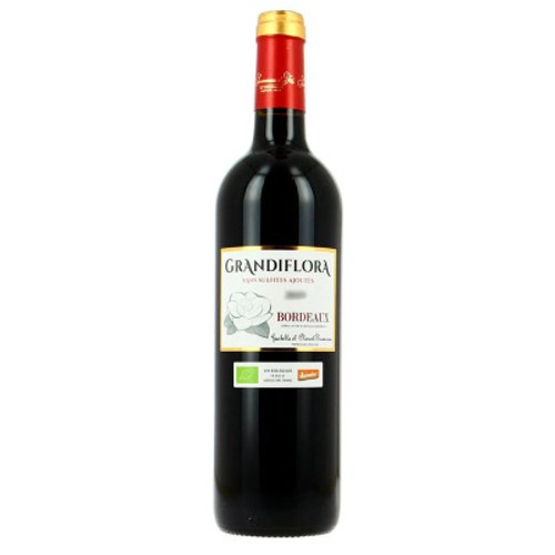 Grandiflora Aop "Bordeaux" Grandiflora - Simonneau Et Fils Rouge Bio 75cl