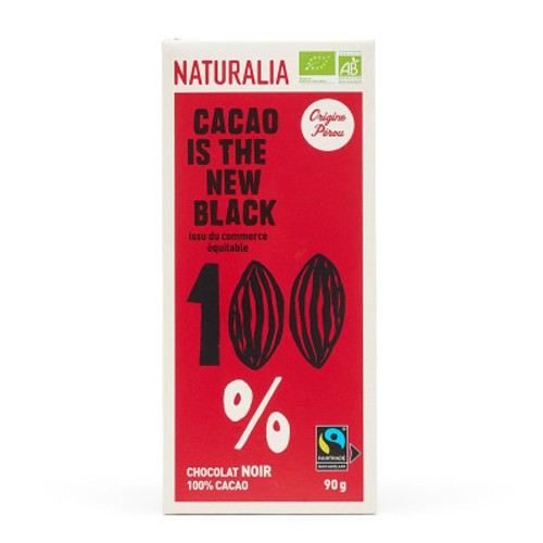 Naturalia Chocolat Noir 100% Cacao 90g