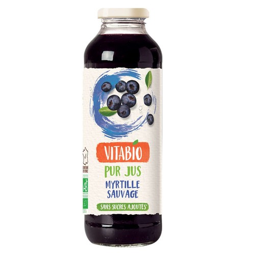 Vitabio Pur Jus de Myrtille Bio 50cl