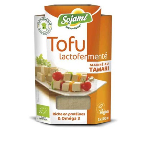 Le Sojami Tofu Lactofermenté Mariné Au Tamari Bio 2 X 100G