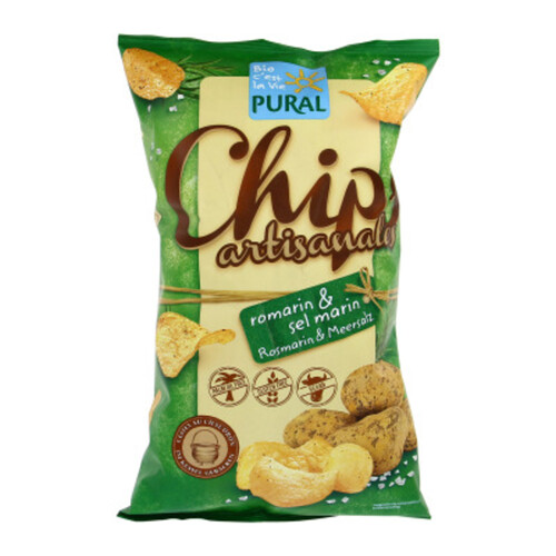 Pural Chips Salées Artisanales Au Romarin Bio