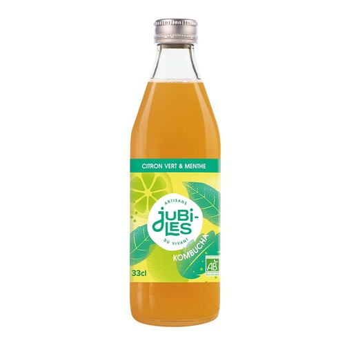 Jubiles Kombucha au citron vert 33cl