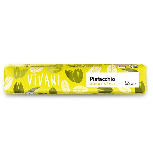 Vivani Barre Dubaï Chocolat Pistache 40g