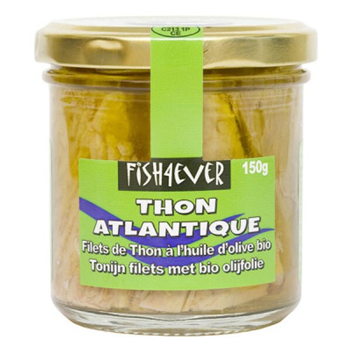 Fish4Ever Filets De Thon À L'Huile D'Olive Bio 150g