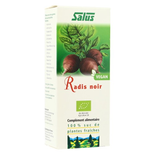 Salus Complément Alimentaire Radis Noir 100% Suc de Plantes Fraîches 200ml