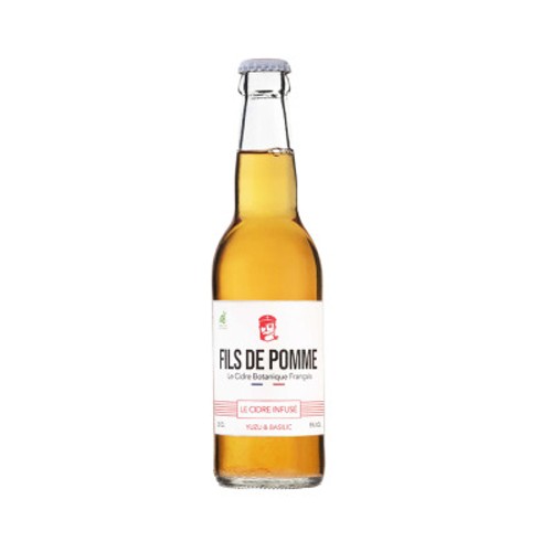 Fils de pomme Cidre Yuzu-Basilic 33cl