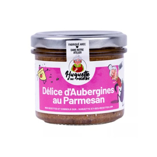 Huguette et ses Recettes Délice d'Aubergines au Parmesan 100g