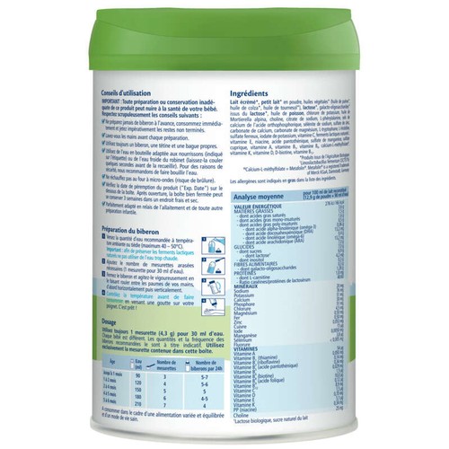 Hipp Biologique Lait 1 Combiotic jusqu'à 6 mois 800g