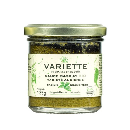 Variette Sauce Basilic Variété Ancienne Basilic Grand Vert 135g