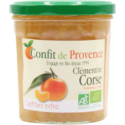 Confit de Provence Confiture Extra Clémentine Corse 370g