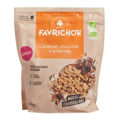 Favrichon Muesli Caramel Chocolat 450g