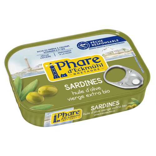 Phare D'Eckmuhl Sardines à L'Huile d'Olive Msc 135g