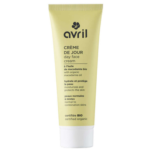 Avril crème de jour bio peaux normales et mixtes 50ml