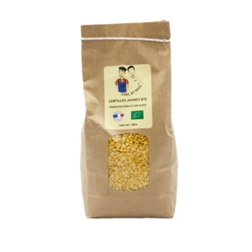 Axel & Paul Lentilles Jaunes 500g