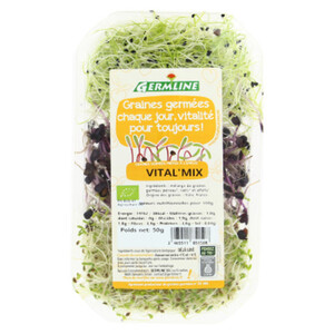 Graine germée alfalfa cresson 60g