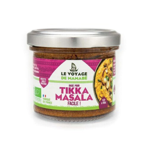 Le Voyage de Mamabé Base pour Tikka Masala 100g