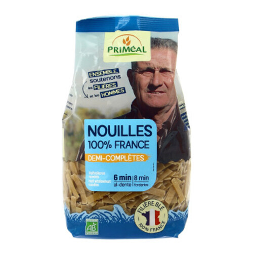 Primeal Nouilles Demi-Complètes Bio 500g