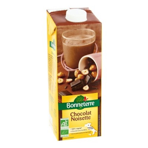 Bonneterre Boisson À Base De Chocolat Et De Noisettes Bio 1L