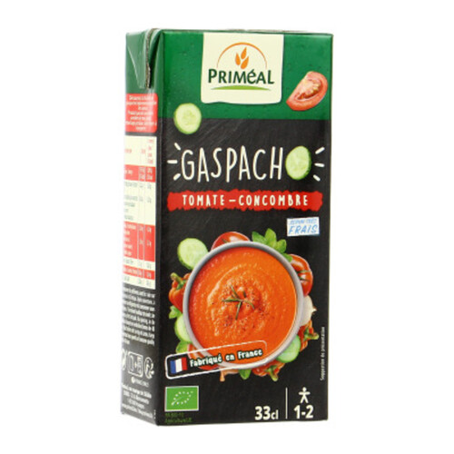 Primeal Gaspacho Tomate Concombre