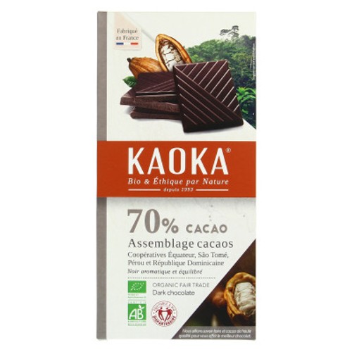 Kaoka Chocolat Noir 70% Bio 100g