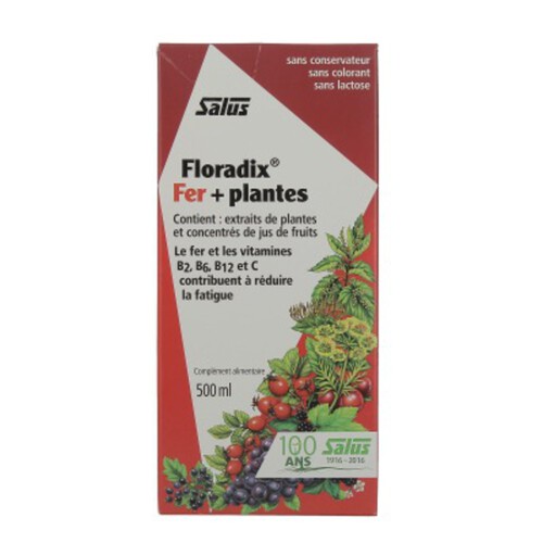 Salus Floradix - Fer + Plantes - 500ml