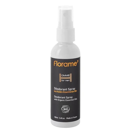 Florame Homme Déodorant Spray Bio 100ml